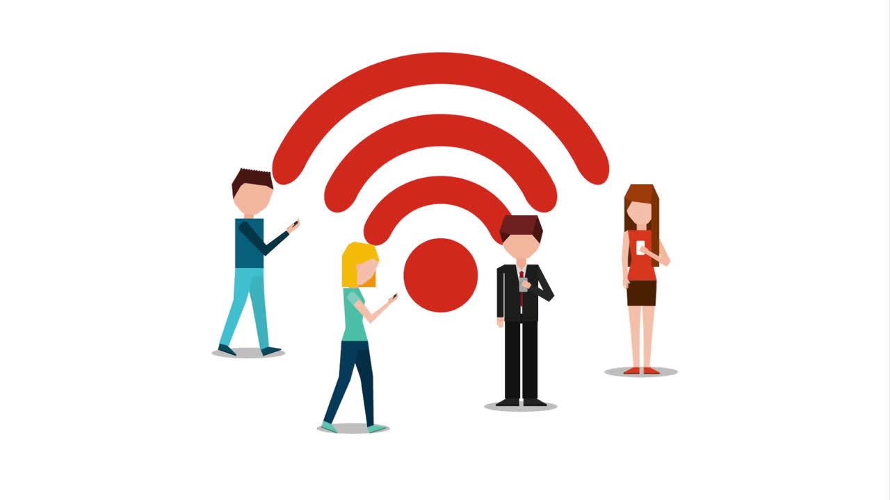 personas que usan wifi