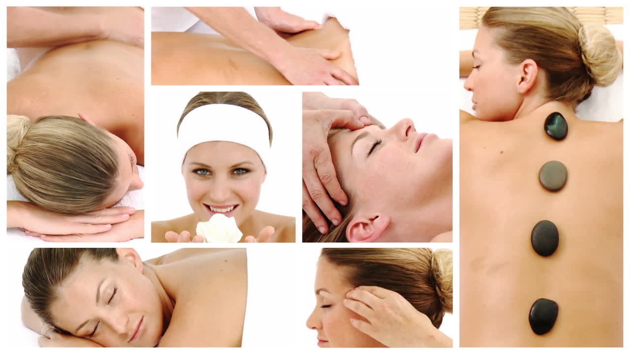 Woman at a health spa