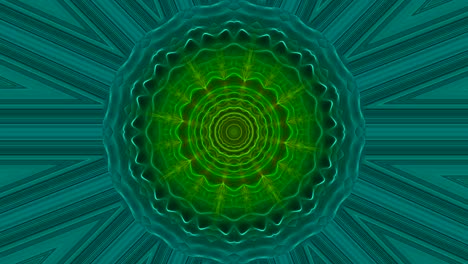 mesmerising and therapeutic 70s retro style kaleidoscope - seamless looping