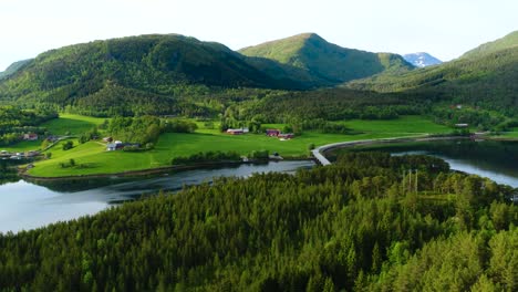 Luftaufnahmen-Schöne-Natur-Norwegen.