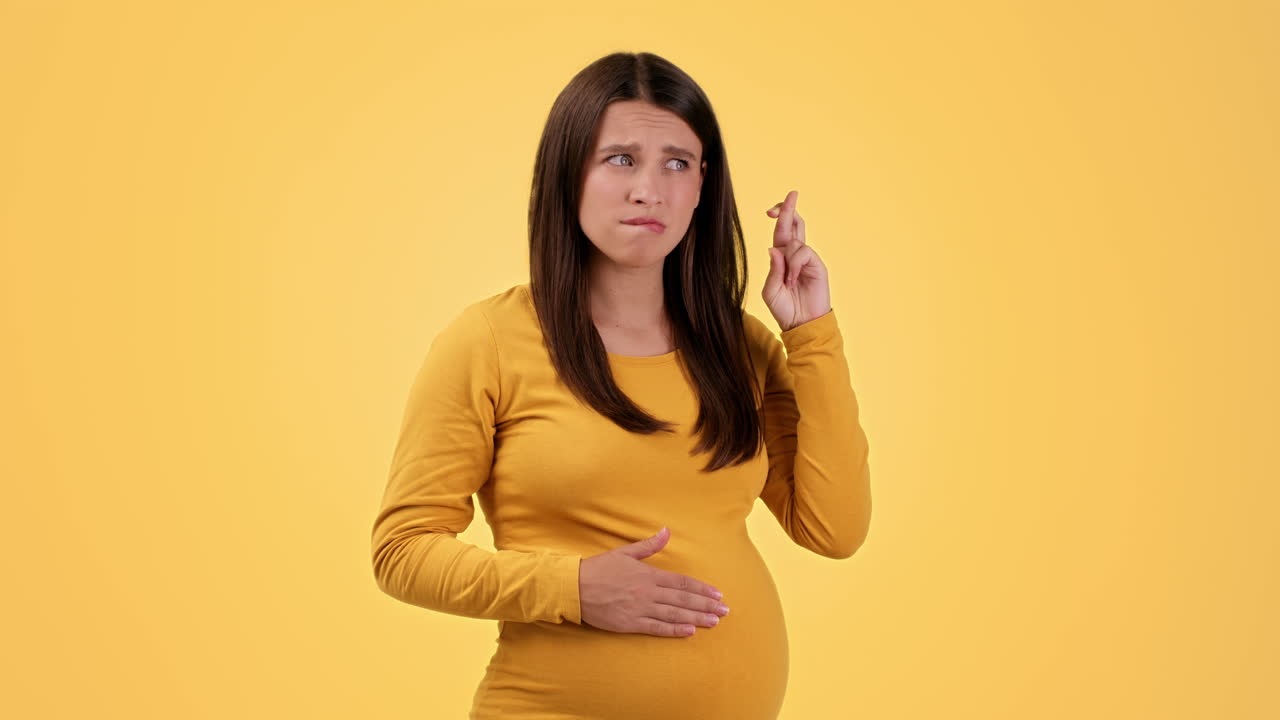 Pregnant Woman Experiencing Uncertainty