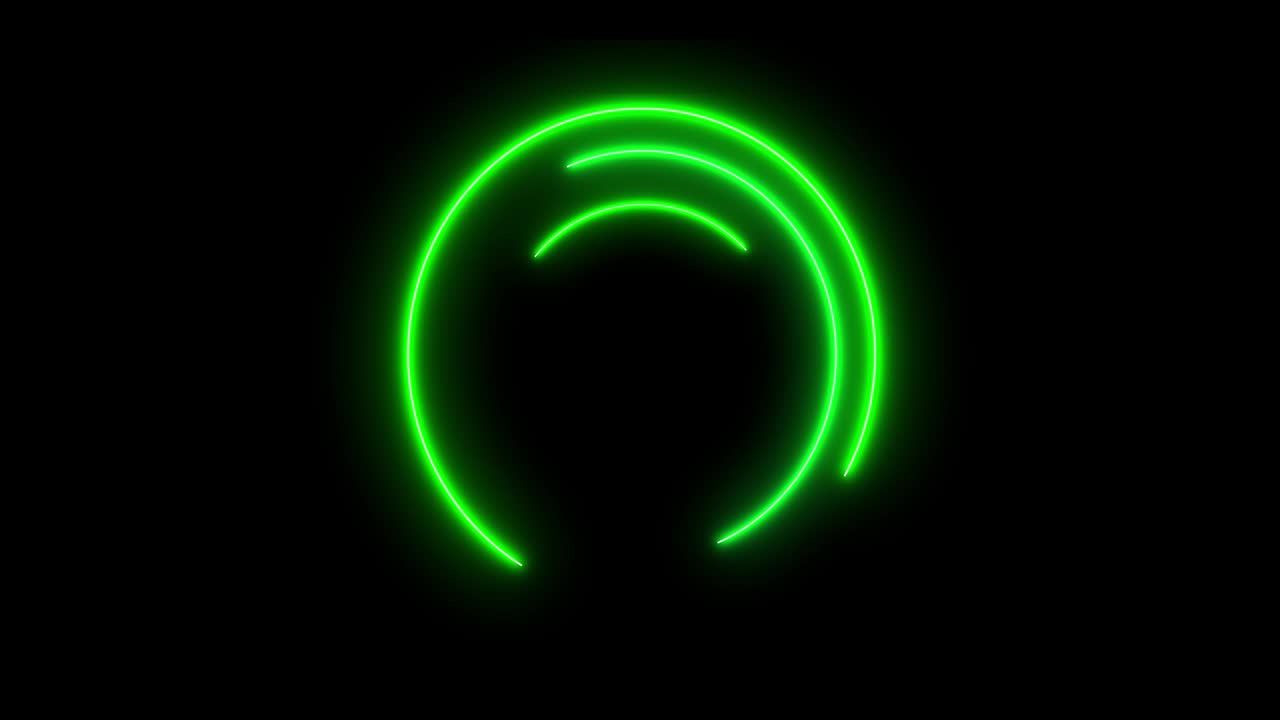 abstracto neón, led cuadrado, borde. renderizado colorido futurista