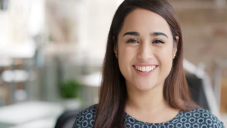 Portrait-of-successful-Indian-Businesswoman-entrepreneur-at-busy-office