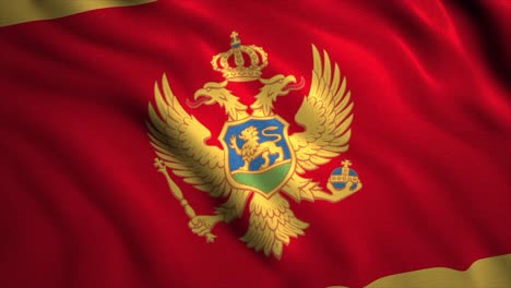 montenegro flag