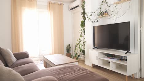 Contemporary interior design of living room
