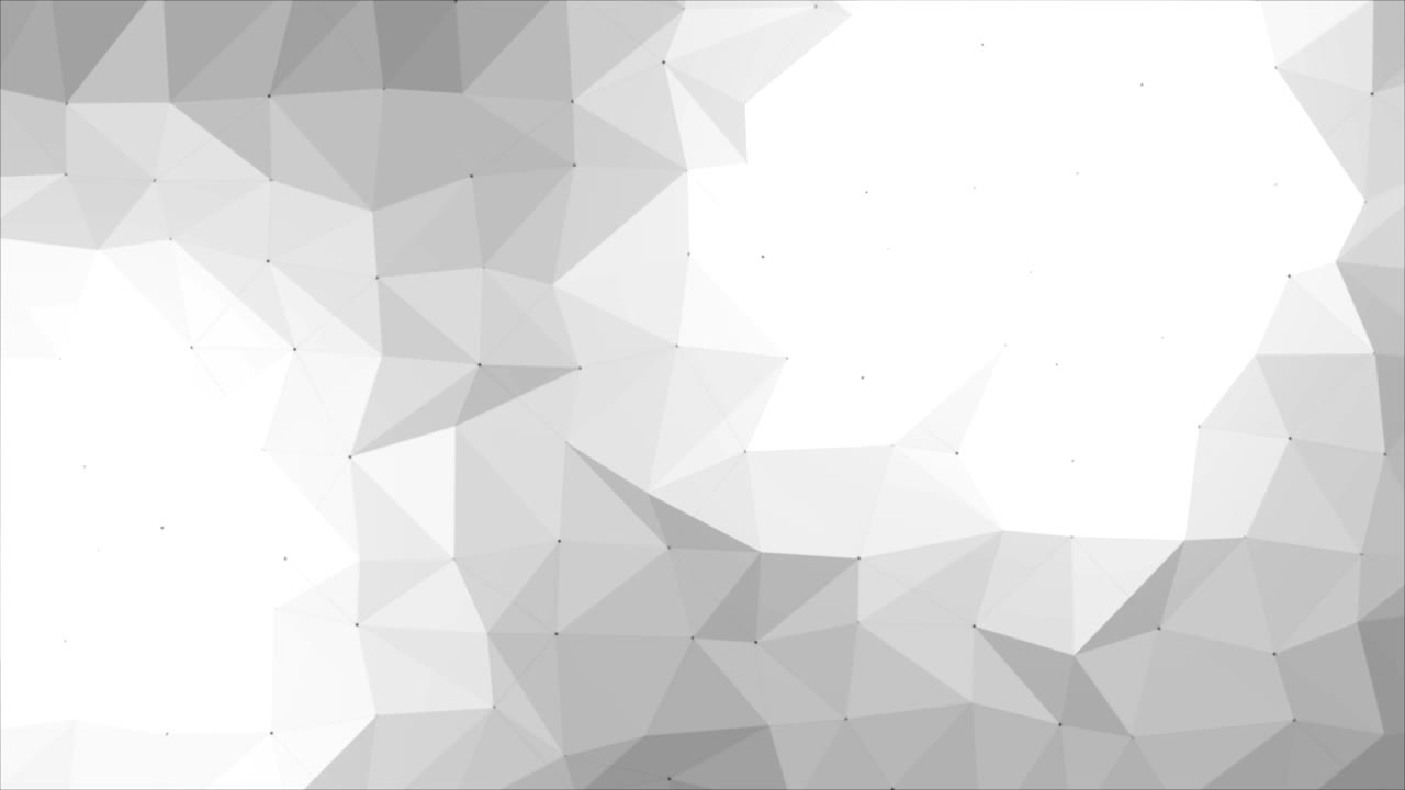 malla poligonal abstracta que se ondula lentamente.