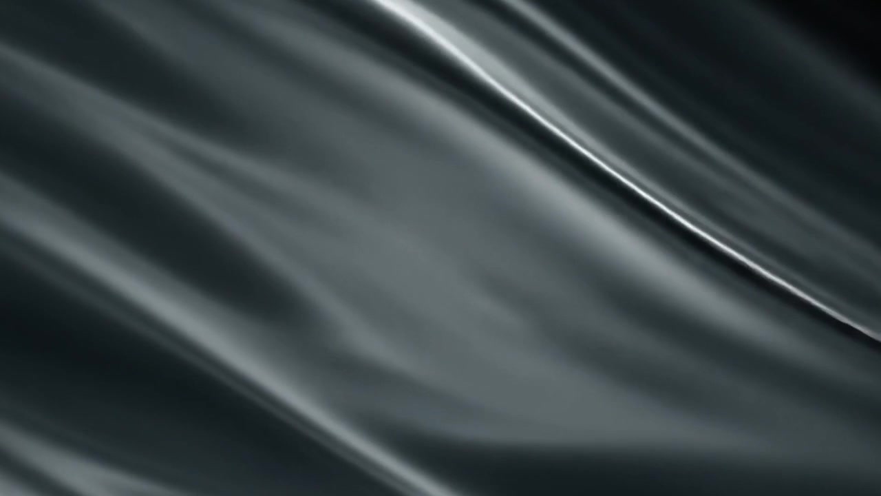 Abstract Background of Flowing Dark Grey Silk Fabric