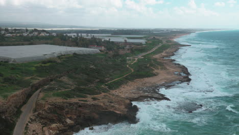 Landschaft-Der-Küste-Von-Rosch-Hanikra