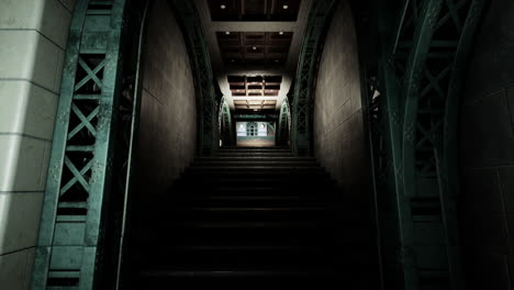 grand staircase interior perspective