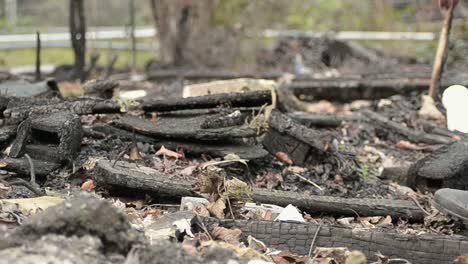 clearing up after a house fire