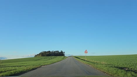 pov drive in rural denmark