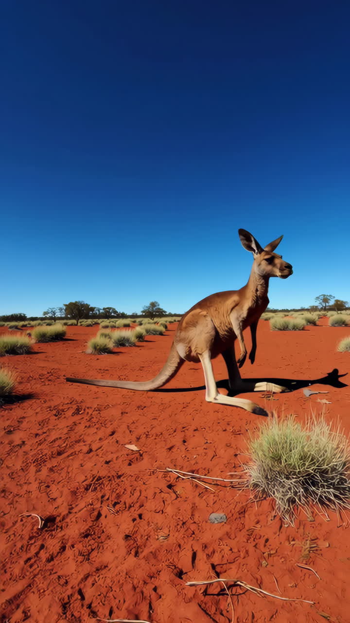 Kangaroo in Australian Outback