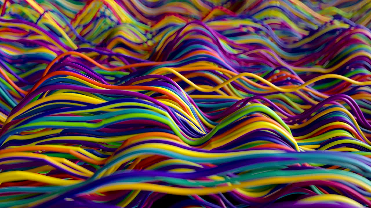 líneas tecnológicas futuristas abstractas.