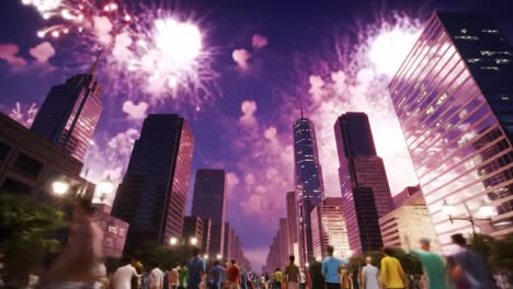 city fireworks celebration