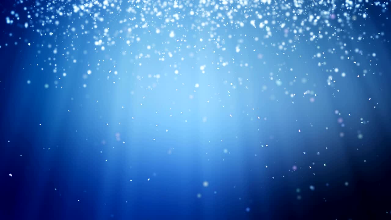 원활한 루프 먼지 입자, 블루 모션 배경, uhd 4k
