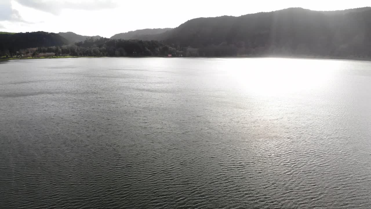 라고아 다스 푸르나스, 푸르나스 호수, 산 미구엘 섬, 아조레스의 일출 전망