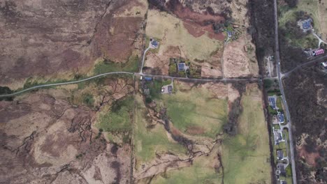 diverse terrain ranches of rural ben nevis mountain scotland