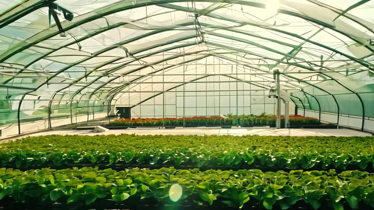 Inside a Commercial Greenhouse