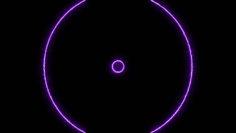 purple replicant circle energy overlay effect loop