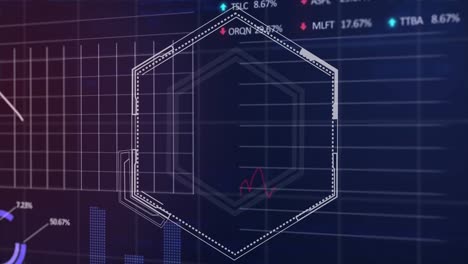 animación del escaneo del alcance sobre el procesamiento de datos