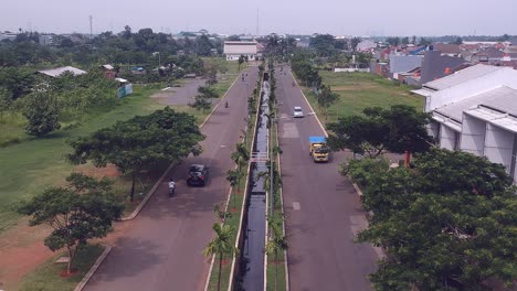 Video-Einer-Straße-Im-Westen-Von-Jakarta