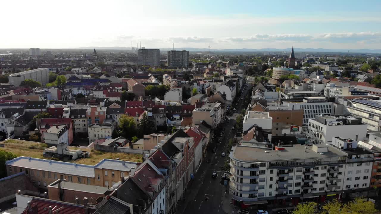 독일 카를스루에 드론샷