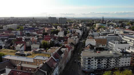 drone shots of karlsruhe germany