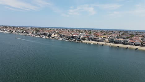 newport beach california aerial view