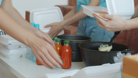 community food donation event