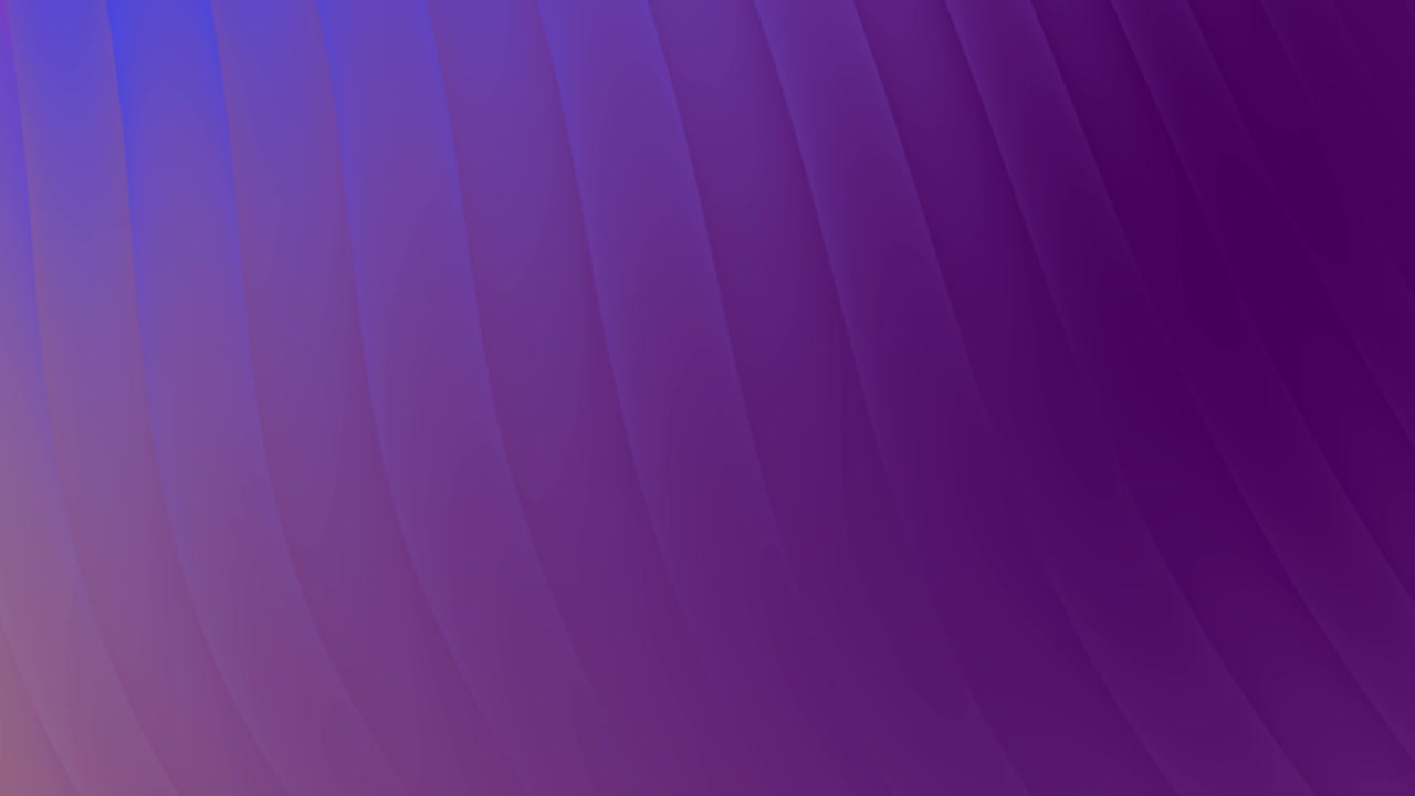 Sfondo astratto con gradiente ondulato viola e blu in loop continuo