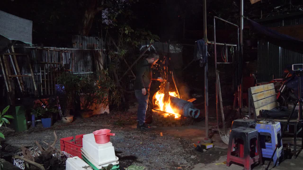 은 뜨거운 불, 가스 금속 배럴 변환 준비