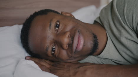 man in bed