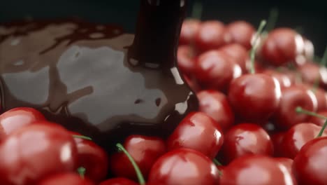 cerezas cubiertas de chocolate