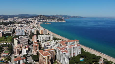 disparo de drone en barcelona españa