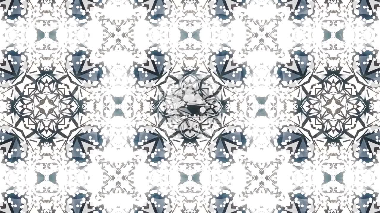 Moving kaleidoscope. 4K motion graphics