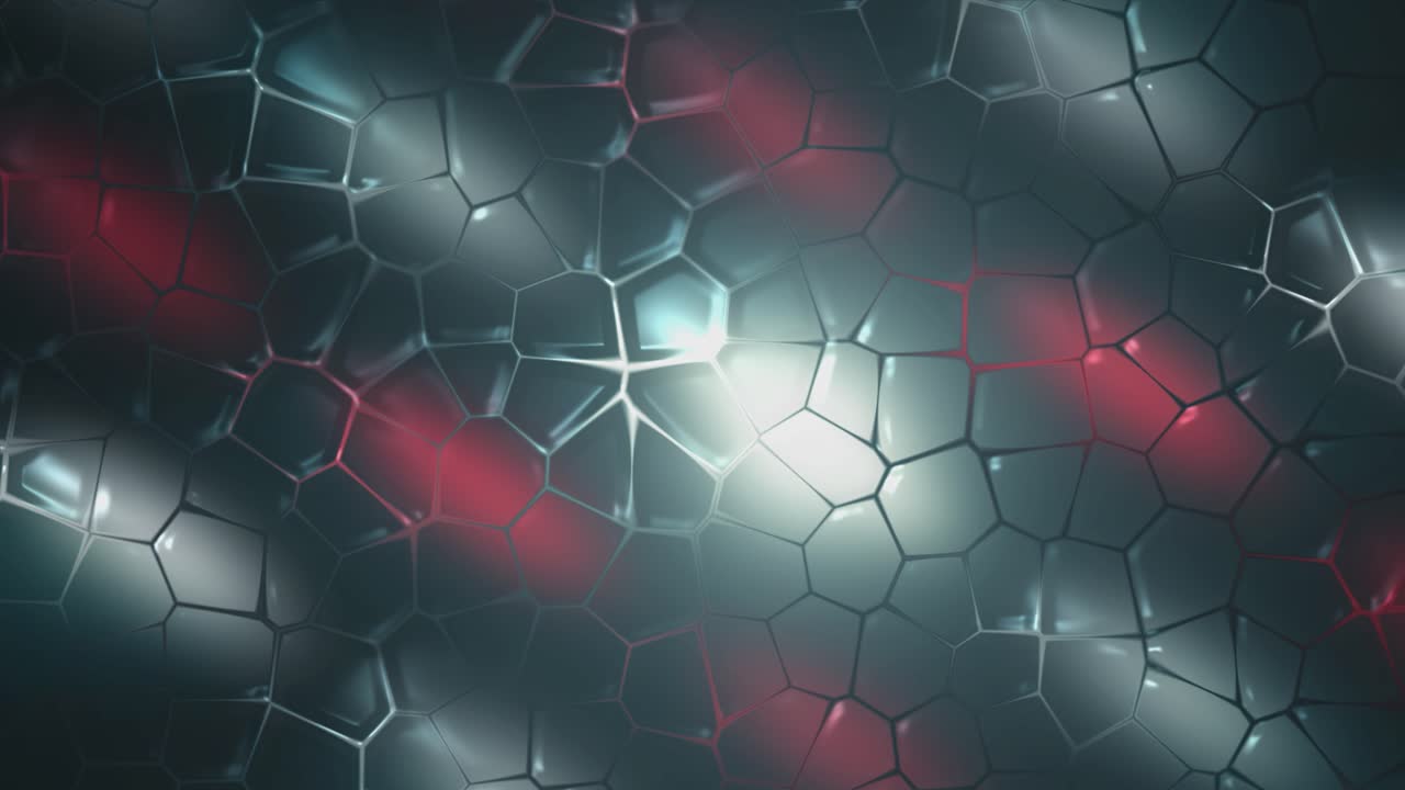 patrón geométrico abstracto con gradiente colorido y efecto glitch