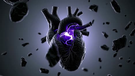 gebrochenes herz 3d-modell