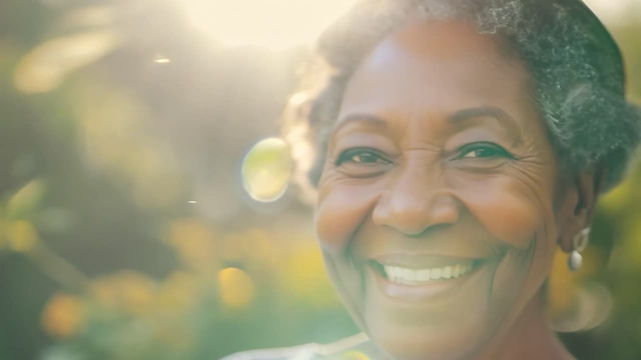 Portrait of a Smiling Senior Woman