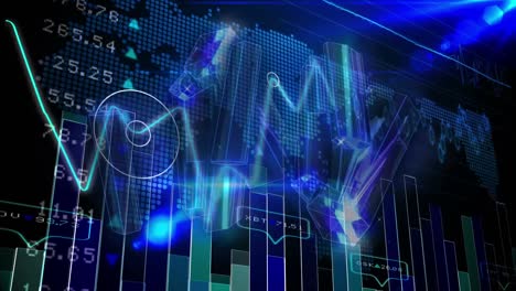 Animación-Del-Procesamiento-De-Datos-Sobre-Cristales