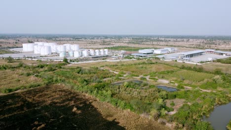 Aerial-drone-view-of-petroleum-products-storage-terminal