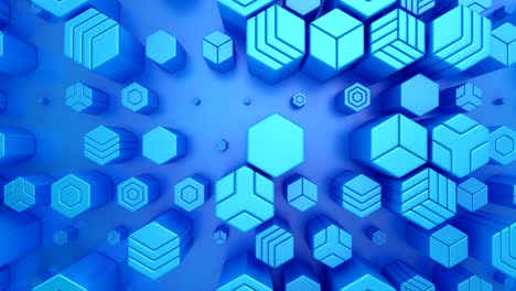 fondo de hexágonos animados