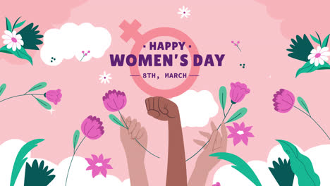 happy women's day illustration