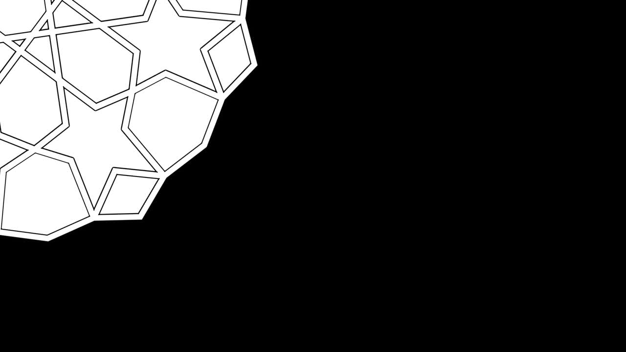 라마단 이슬람 배경 - 4k 이슬람 라마단 - 기하학적 모양 - (loopable) -