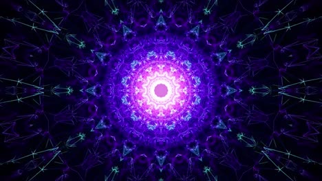 la geometría psicodélica sagrada el caleidoscopio infinito el túnel visual el bucle 4k sin fisuras la meditación el despertar espiritual
