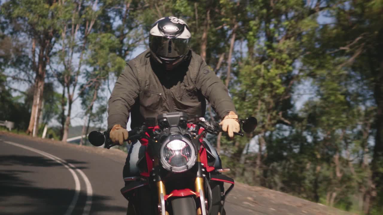 MV Agusta Riding Aggressively Motor Cycle Riding