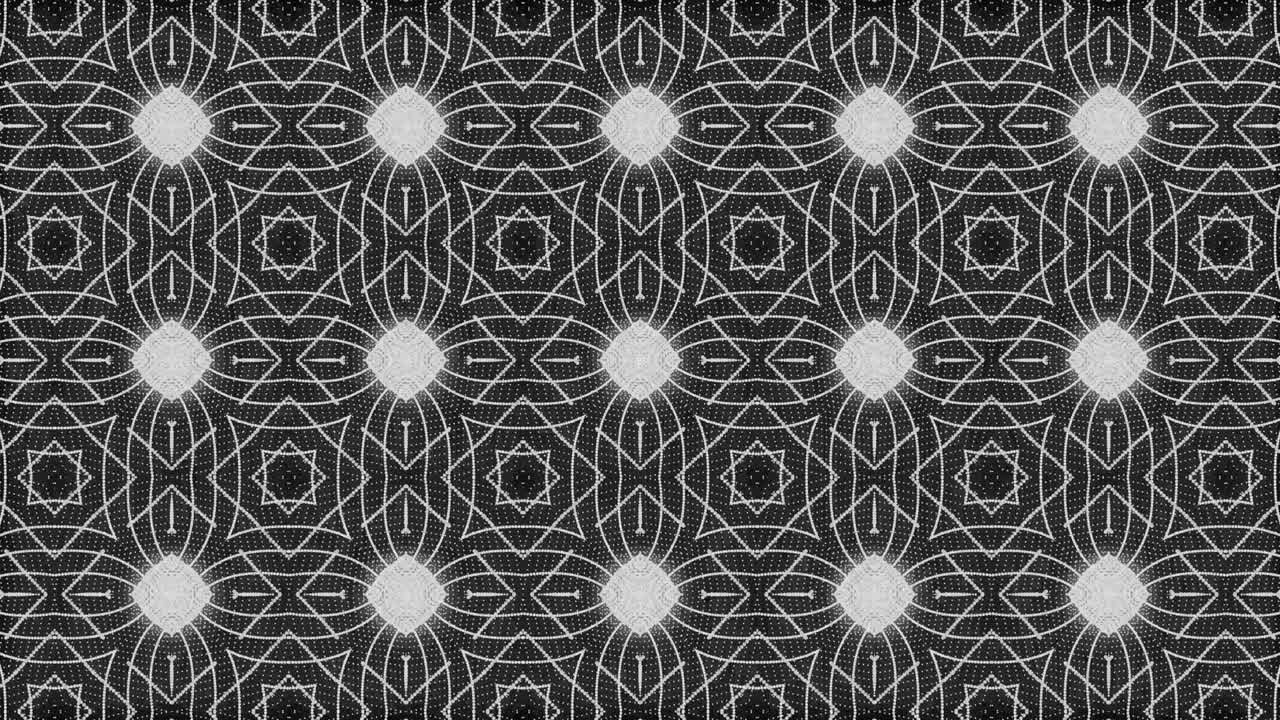 White color Pattern gothic design animation motion graphics