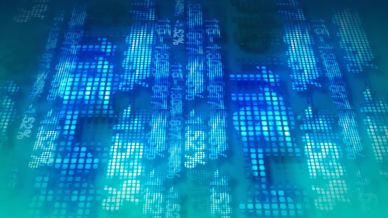 Wall street stock market animation