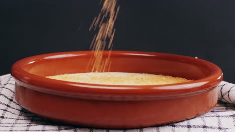 spanish traditional food, catalonian dessert, crema catalana, catalan cream, spanish dessert close up, cooking.