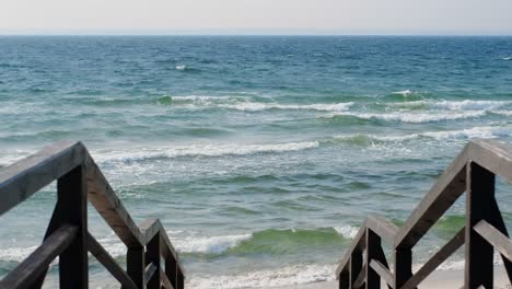 ocean view steps to the beach
