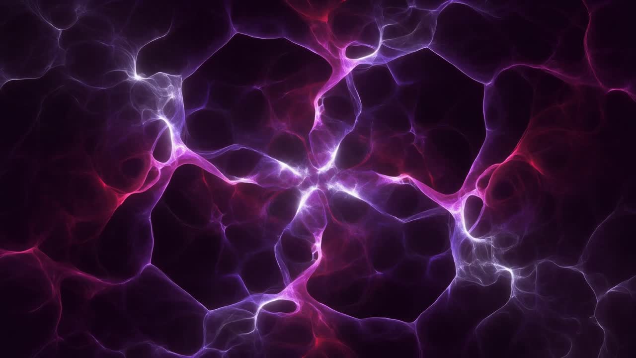 Rete di Energia Luminosa Astratta Pulsante